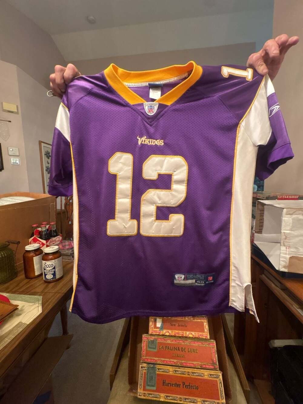 Reebok Minnesota Vikings Percy Harvin 12 Jersey Size 48